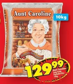 Aunt Caroline - Long Grain Parboiled White Rice