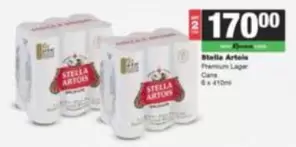 Stella Artois - Premium Lager Cans