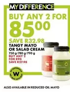 TANGY MAYO OR SALAD CREAM
