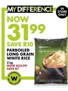 PARBOILED LONG GRAIN WHITE RICE