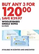 WOOLIESBABES SINGLE WIPES
