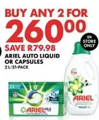 Ariel - AUTO LIQUID OR CAPSULES