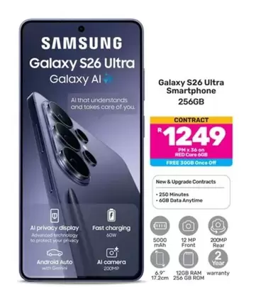 Samsung - Galaxy S26 Ultra Smartphone 256GB
