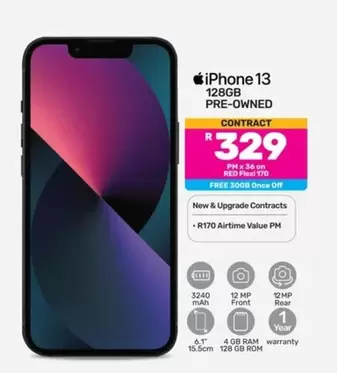 Apple - iPhone 13 128GB PRE-OWNED