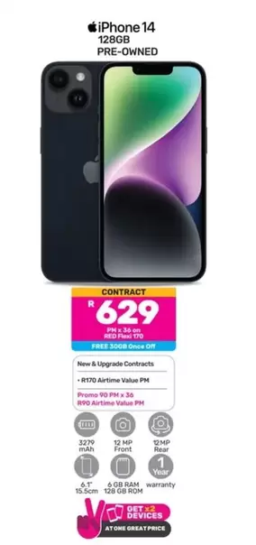 Apple - iPhone 14 128GB PRE-OWNED