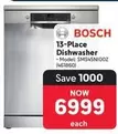 Bosch - 13-Place Dishwasher SMS45NI00Z