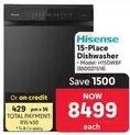 Hisense - 15-Place Dishwasher H15DWBF (850027618)
