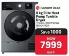 Elite - 8 kg Heat Pump Tumble Dryer BR8HPD26W (850045929)