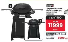 weber - Q2800N+ with Permanent Cart