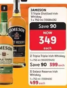 Jameson - Triple Distilled Irish Whiskey 1 x 750 ml (1368406)