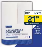 SUPER ABSORBENT ROLLER TOWELS