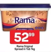 Rama - Original Spread in Tub