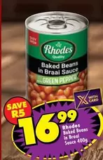 Rhodes - Baked Beans in Braai Sauce
