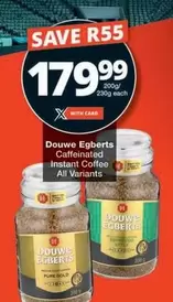 Douwe Egberts - Caffeinated Instant Coffee