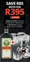 Jagermeister - Jägermeister Liqueur & Extreme Energy Cider Cans