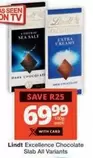 Lindt - Excellence Chocolate Slab