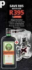 Jagermeister - Jägermeister Liqueur & Extreme Energy Cider Cans