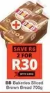 BB - Sliced Brown Bread 700g