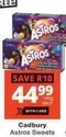 Cadbury - Astros Sweets