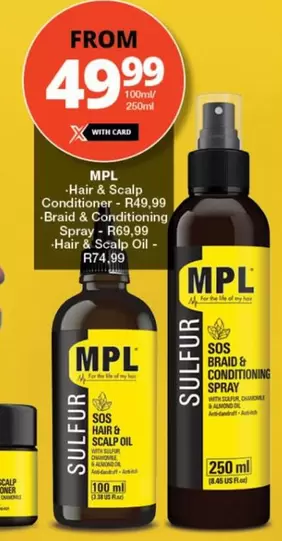 Hair & Scalp Conditioner / Braid & Conditioning Spray / Hair & Scalp Oil