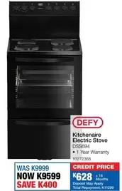 Defy - Kitchenaire Electric Stove DSS694