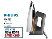 Philips - Dry Iron Hd1172 - 1000W