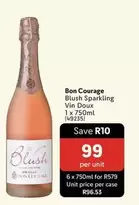 Bon Courage - Blush Sparkling Vin Doux 1 x 750ml (49235)
