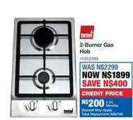 Total - 2-Burner Gas Hob 10312389