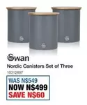 Nordic Canisters Set of Three 10312897