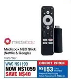 Total - NEO Stick (Netflix & Google)