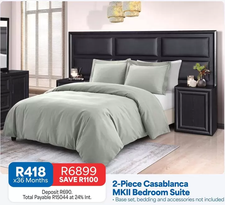 Total - 2-Piece Casablanca Mkii Bedroom Suite