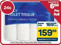 2 Ply Toilet Tissue