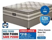 Sealy - 152cm Grande Base Set 10312512