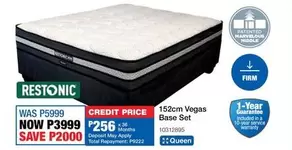 Restonic - 152cm Vegas Base Set