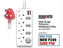 High Surge Protector Multiplug 8 Way XH-SAS4N31
