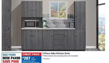 Total - 3-Piece Italia Kitchen Suite