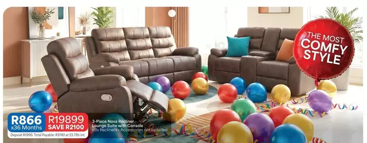 Total - 3-Piece Nova Recliner