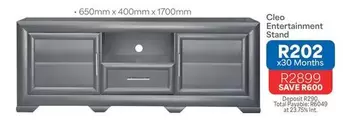 Total - Cleo Entertainment Stand