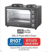 Mini - 30L 2-Plate Oven