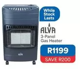 Alva - 3-Panel Gas Heater