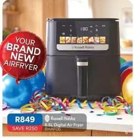 Russell Hobbs - Digital Air Fryer RHA F06