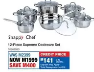 Chef - 12-Piece Supreme Cookware Set 10261030