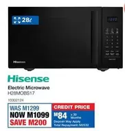 Hisense - Electric Microwave H28MOBS17