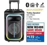 Total - Trolley Speaker MD-TPS60