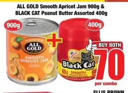 CAT - Smooth Apricot Jam & Peanut Butter