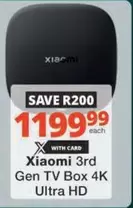 Xiaomi - 3rd Gen TV Box 4K Ultra HD