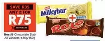 Nestlé - Chocolate Slab