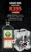 Jagermeister - Jägermeister Liqueur & Extreme Energy Cider Cans