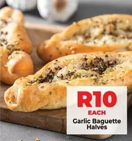 Garlic Baguette Halves