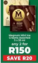 Magnum - Mini Ice Creams Assorted